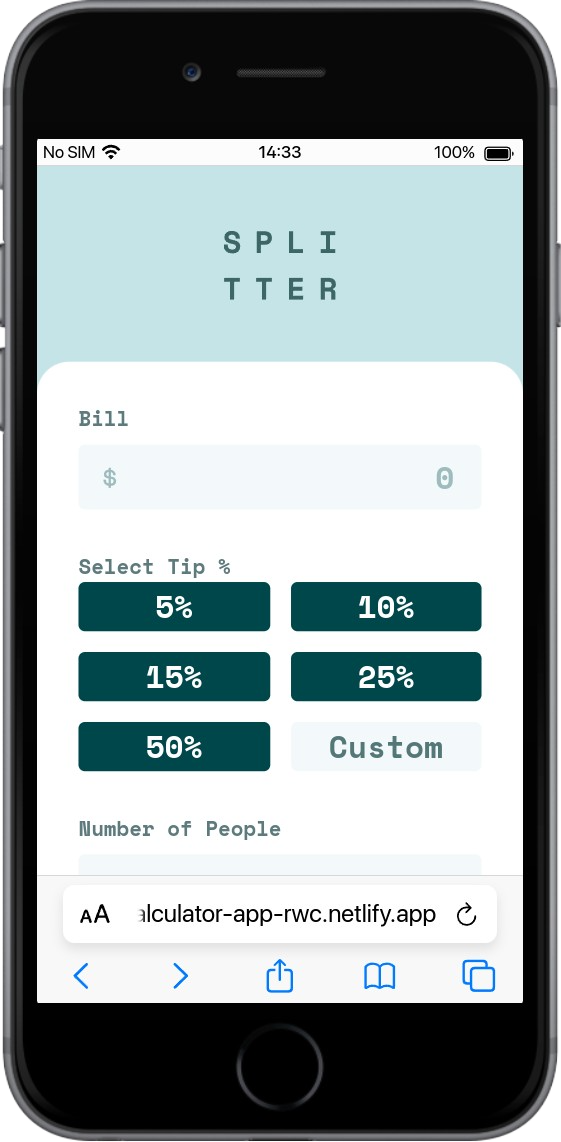 Tip Calculator Project